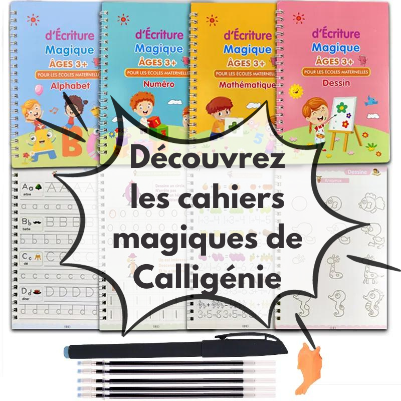 Cahiers Magiques  Aidez vos enfants à écrire en 14 jours – Calligenie